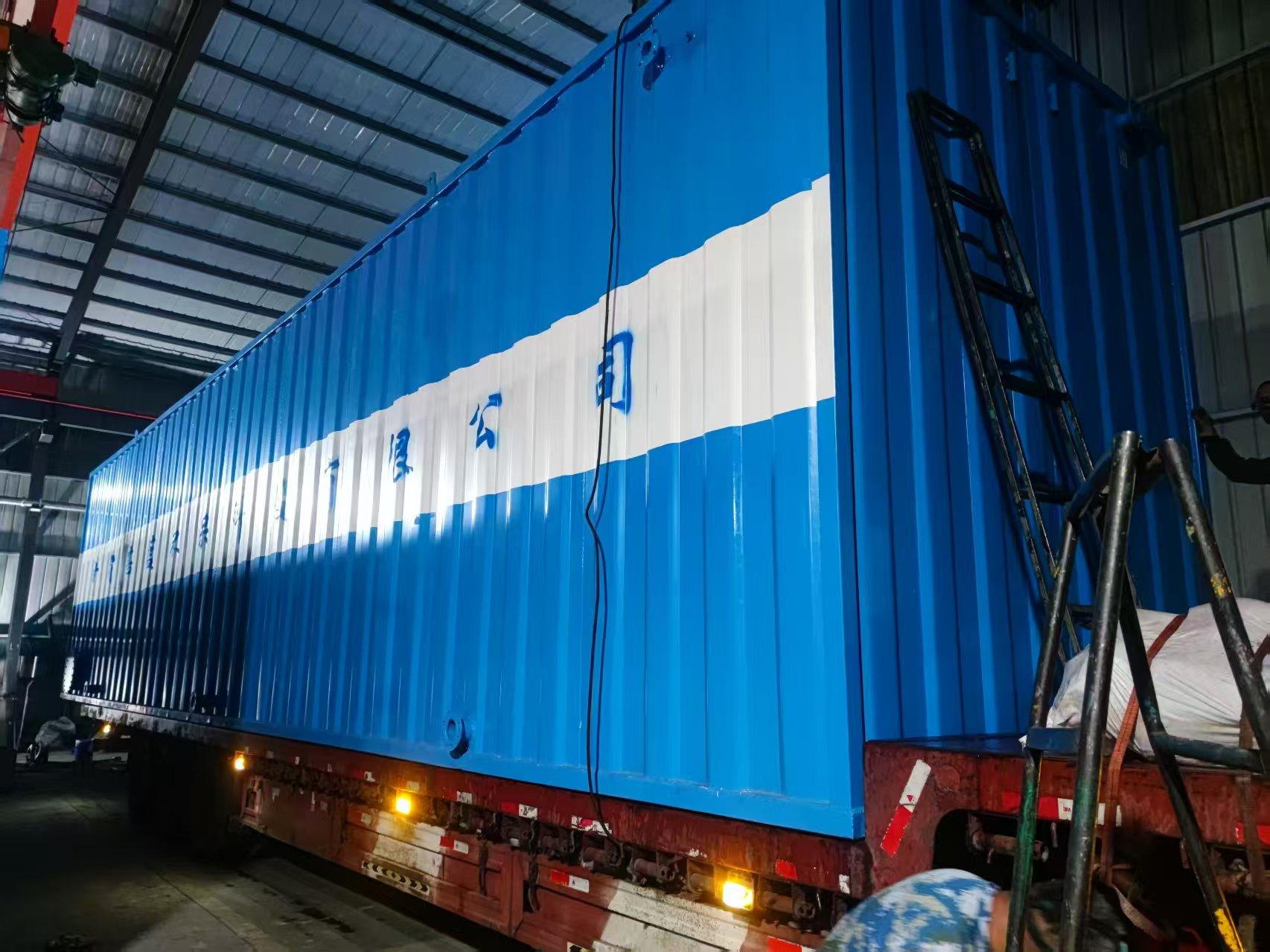 污水处理设备-在甘肃石川安装现场